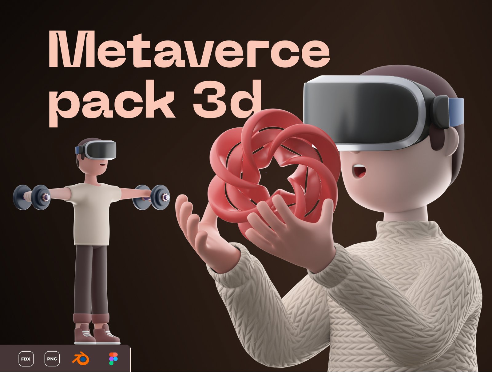 Metaverse 3D Illustrations
