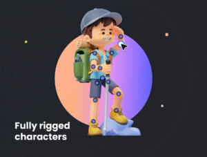 Milo & Thea: 3D Illustration Travel Pack