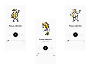 Minimal Life Scenes – Yellow Accent Doodles