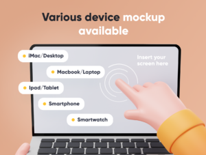 Mockupy - Cute 3D Device Mockup