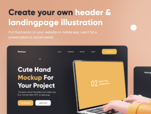 Mockupy - Cute 3D Device Mockup