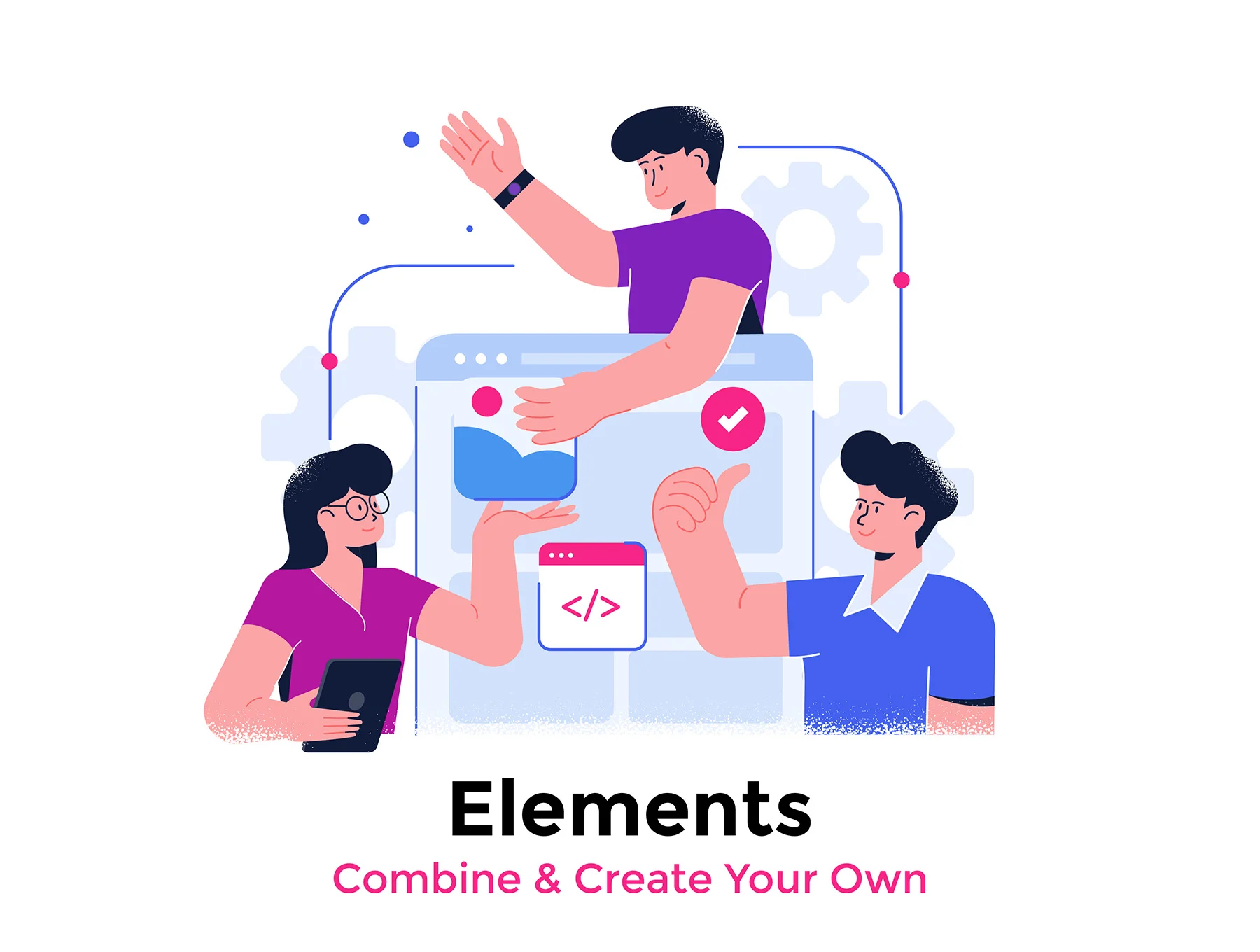 Modern Business Concept illustrations