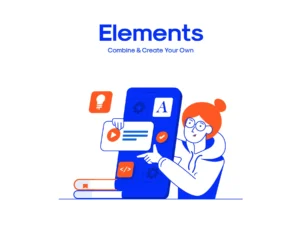 Modern Flat Line Business illustrations