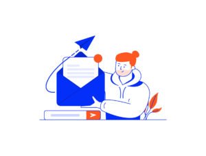 Modern Flat Line Business illustrations