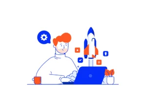 Modern Flat Line Business illustrations