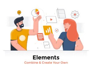 Modern Flat design People and Business concept