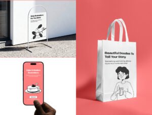 Modern Food & Beverage Illustrations for Restaurant, Menu & Delivery Apps