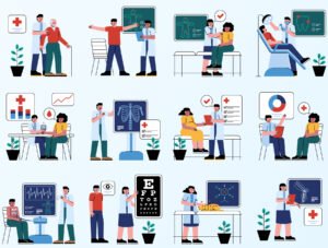 Modern Healthcare & Medical Illustration Pack