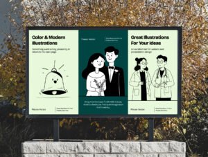 Modern Lifestyle Illustrations for Health, Travel & Everyday Living