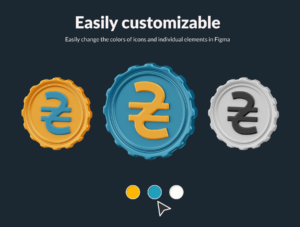 Money Signs 3D Icon Set