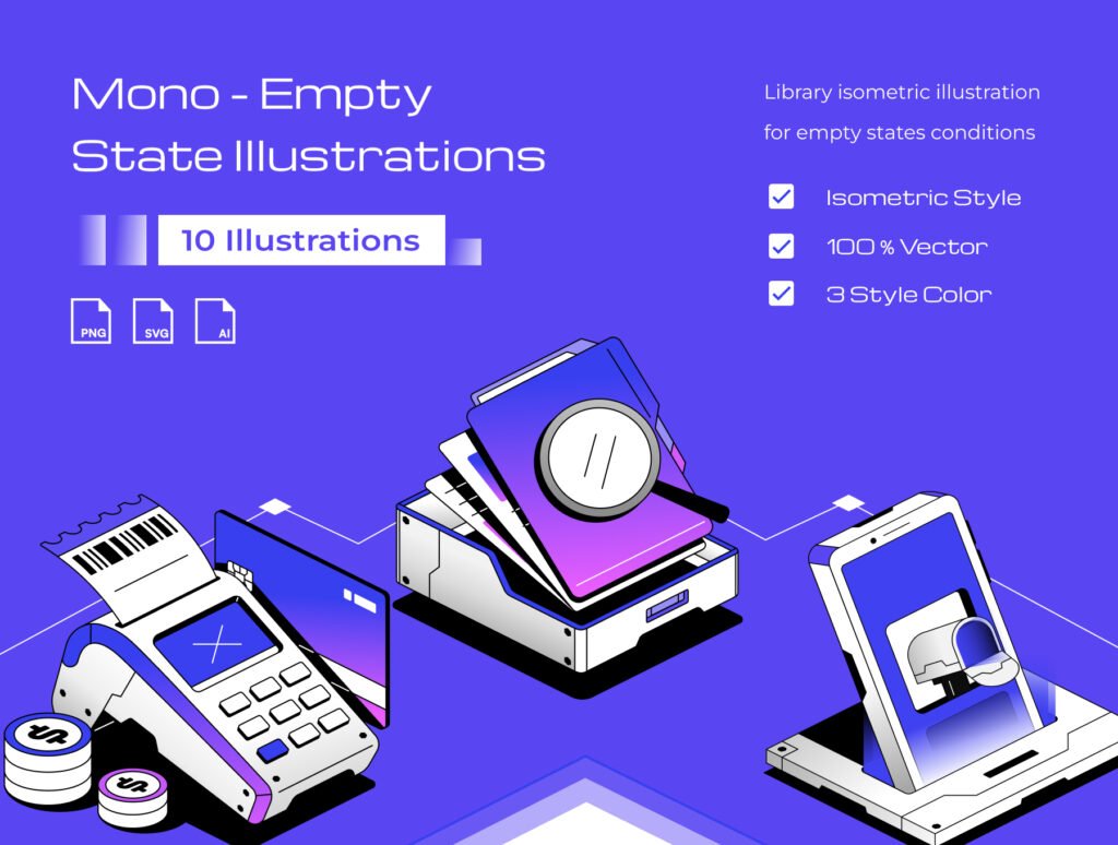 Mono - Empty State Illustrtation