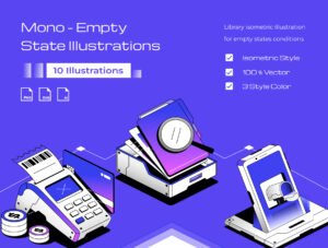 Mono - Empty State Illustrtation