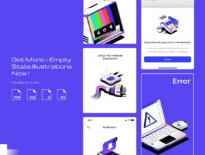 Mono - Empty State Illustrtation