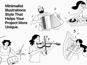 Musicy - Artist - Musician Illustrations