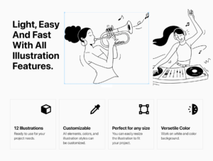 Musicy - Artist - Musician Illustrations