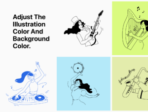 Musicy - Artist - Musician Illustrations
