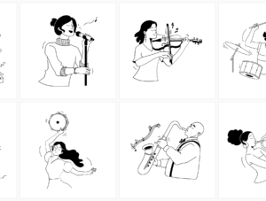Musicy - Artist - Musician Illustrations