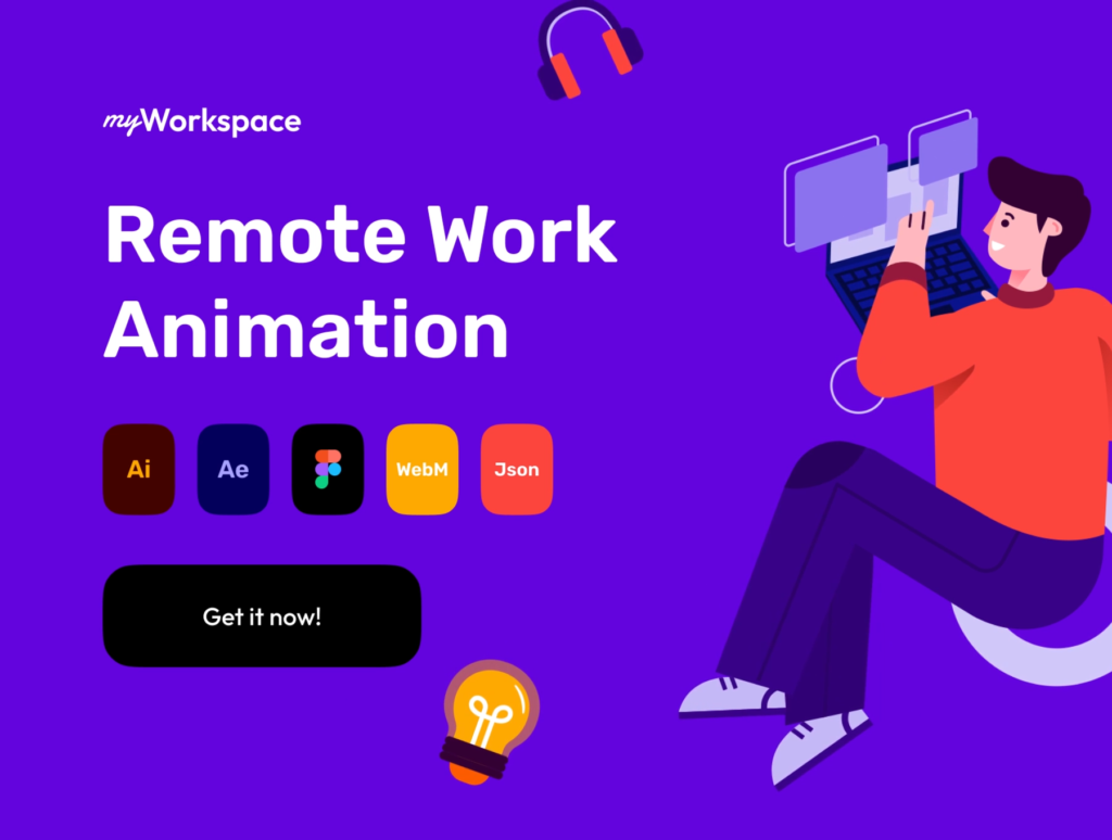 MyWorkspace - Remote Work Animation