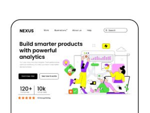 NEXUS - Premium Fintech & SaaS Illustration System
