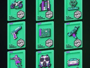 NFT Cards Pack 3D