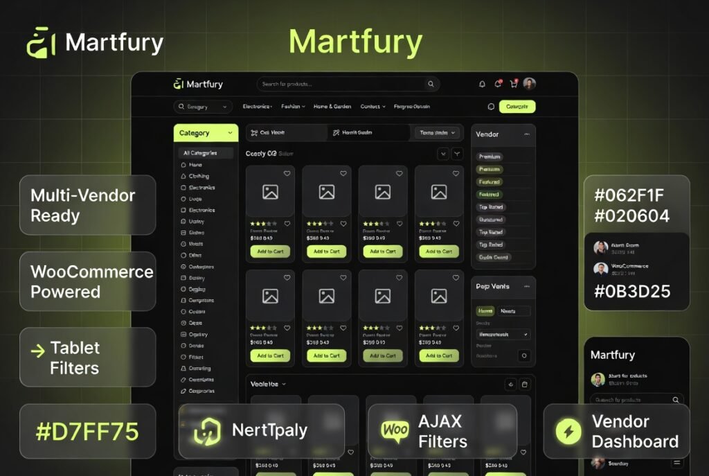 Martfury WooCommerce Marketplace WordPress Theme 3.4.2 – Amazon Style Multi Vendor Store Builder