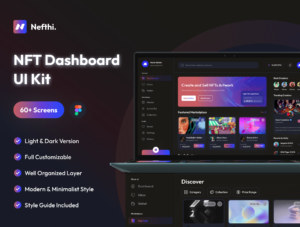 Nefthi - NFT Dashboard UI Kit