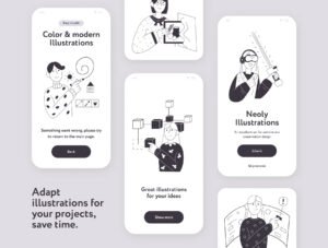 Neoly Technology Illustrations