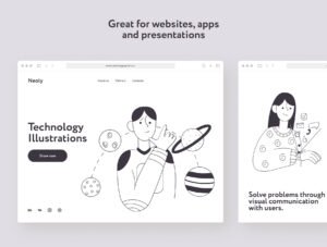 Neoly Technology Illustrations