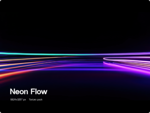 Neon Flow Brand Assets Pack vol 1.
