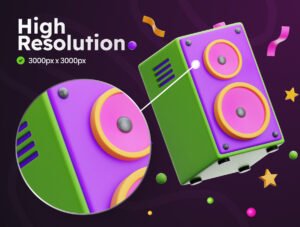 New Year 3D Illustrations