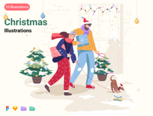 New Year Illustrations Theme