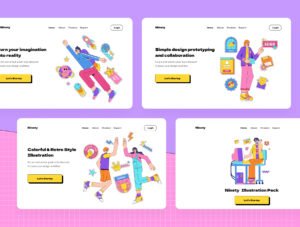 Ninety Illustrations pack
