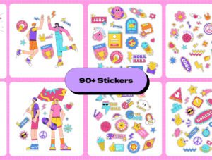 Ninety Illustrations pack