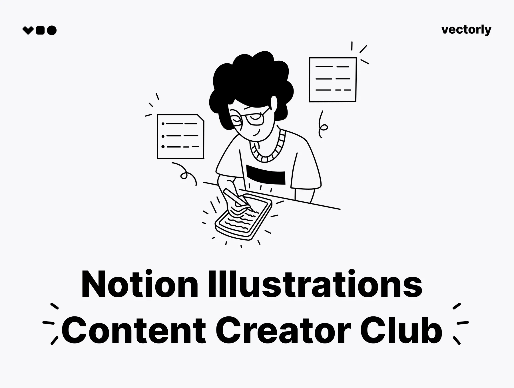 Notion Illustrations - Content Creator Clubb Notion Illustrations - Content Creator Club