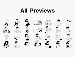 Notion Illustrations Delivery Club