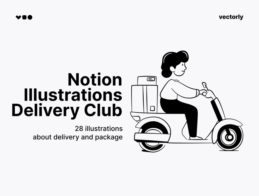 Notion Illustrations Delivery Club