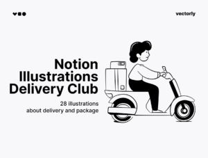 Notion Illustrations Delivery Club