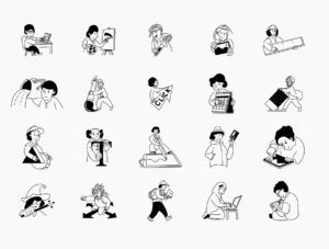 Notion Illustrations - Graphic Designer