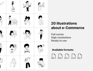 Notion Illustrations - eCommerce Club