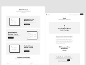 Notos — Notion Style Portfolio Framer Template