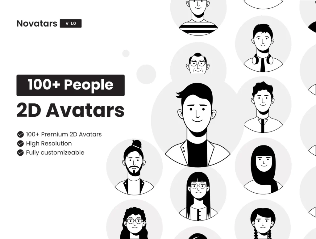 Novatars 2D Avatars
