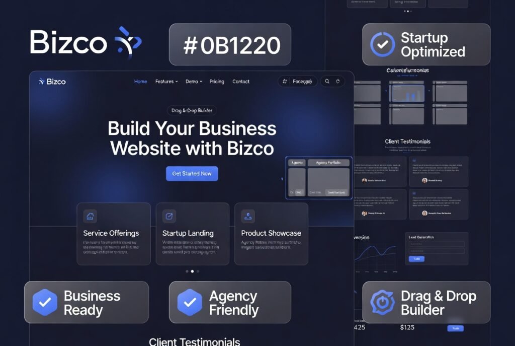 Themify Bizco Corporate WordPress Theme 7.5.7 – Business, Agency & Startup Website Builder