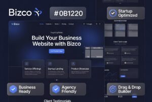 Themify Bizco Corporate WordPress Theme 7.5.7 – Business, Agency & Startup Website Builder