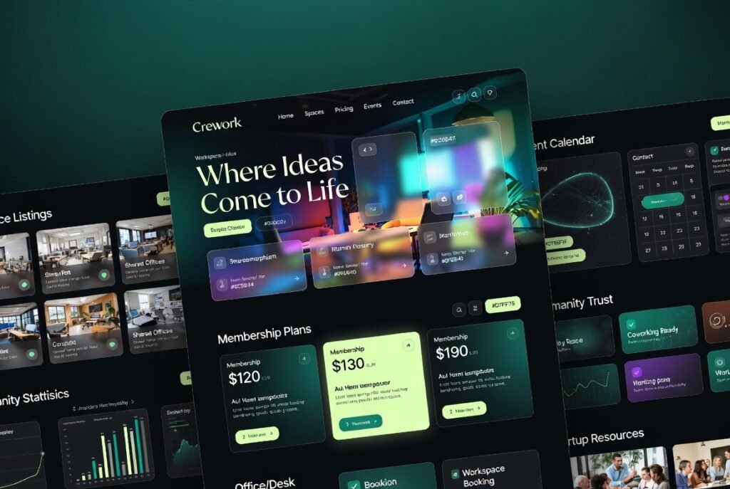 Crework Coworking & Creative Space WordPress Theme 1.1.9.2 – Workspace Booking & Startup Hub