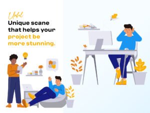 Office Activity 2D Illustration Pack
