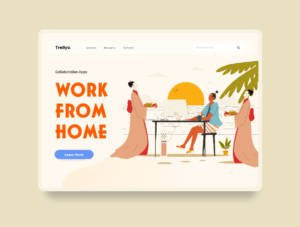 Office Work - Heritage Illustration