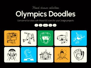 Olympics Doodles Art Set