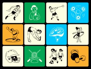 Olympics Doodles Art Set