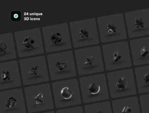 Onix vol. 1 – 3D Icon Pack