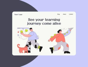 Online Learning/Work illustrations